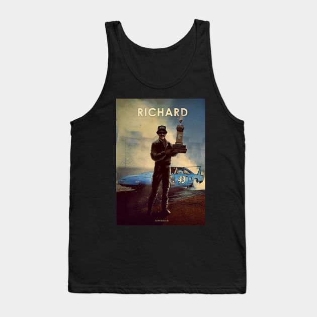 Richard Petty - Plymouth Superbird- Car Legends Tank Top by Great-Peoples